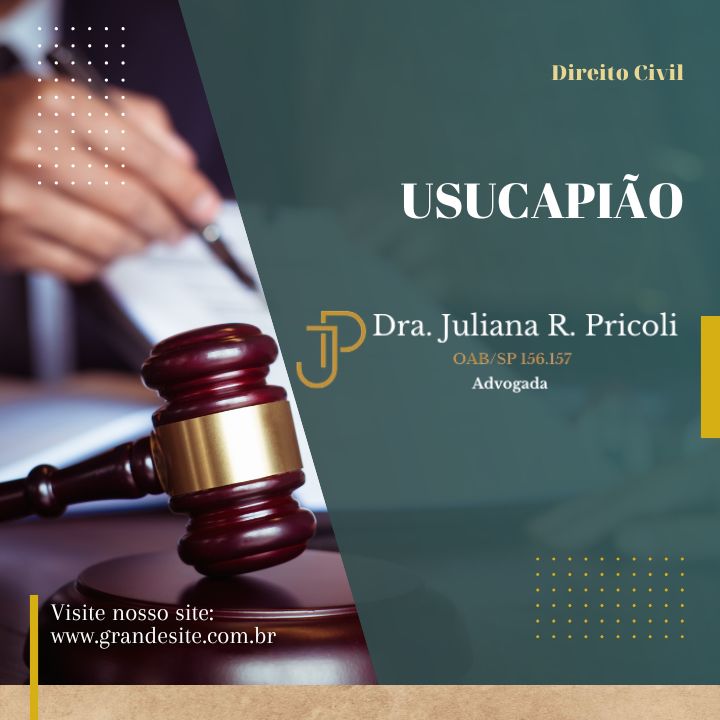 direito civil usucapião Doutora Juliana Pricoli